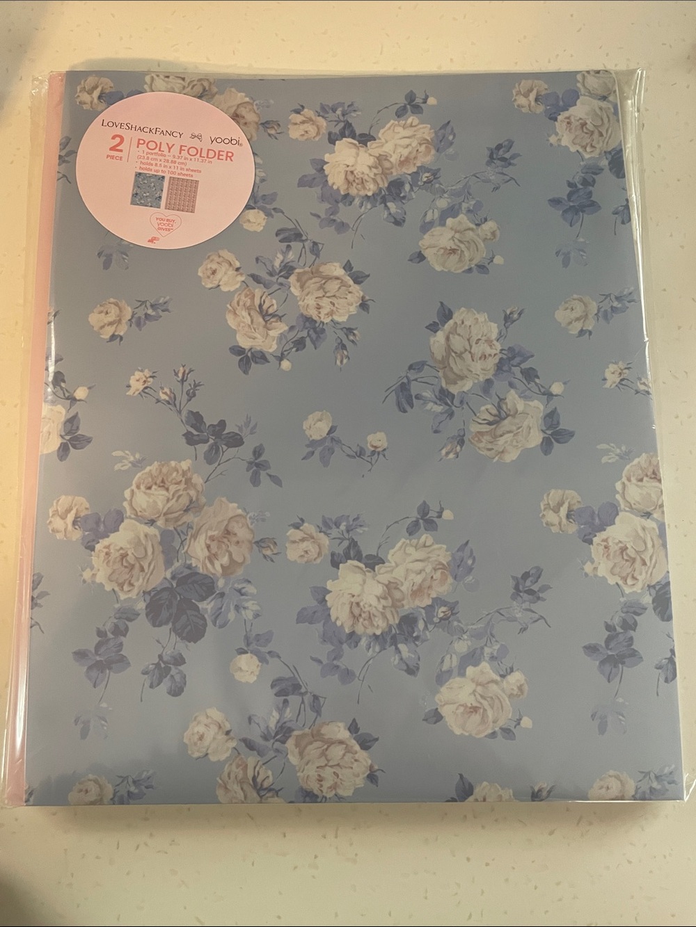 Love Shack Fancy x Target 2 Pack Poly Prong Folders
